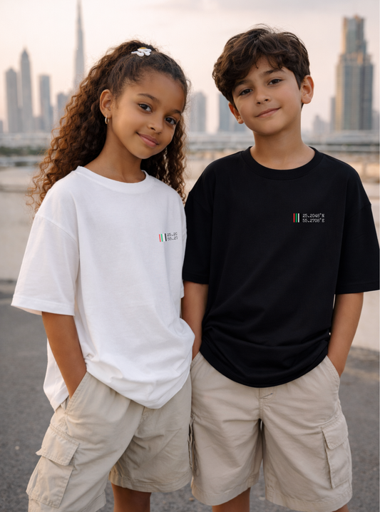 FROM HERE // Kids Embroidered Unisex Tee