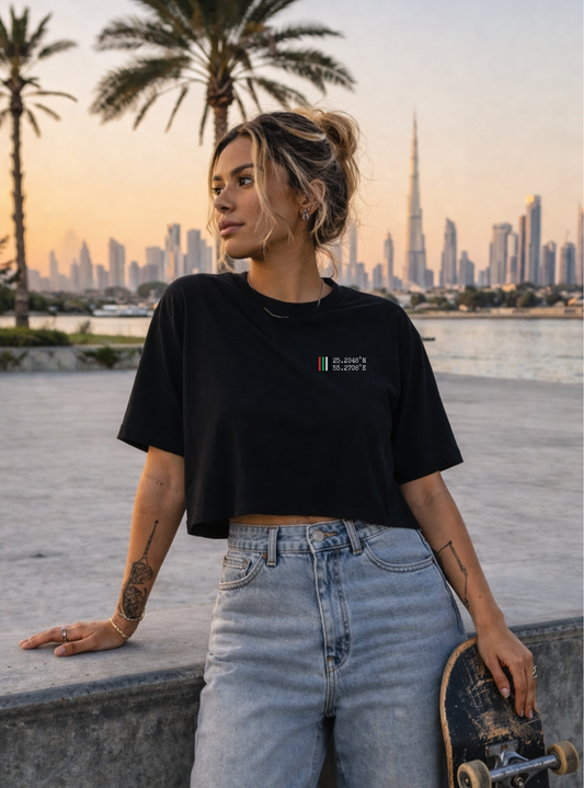 FROM HERE // Cropped Tee