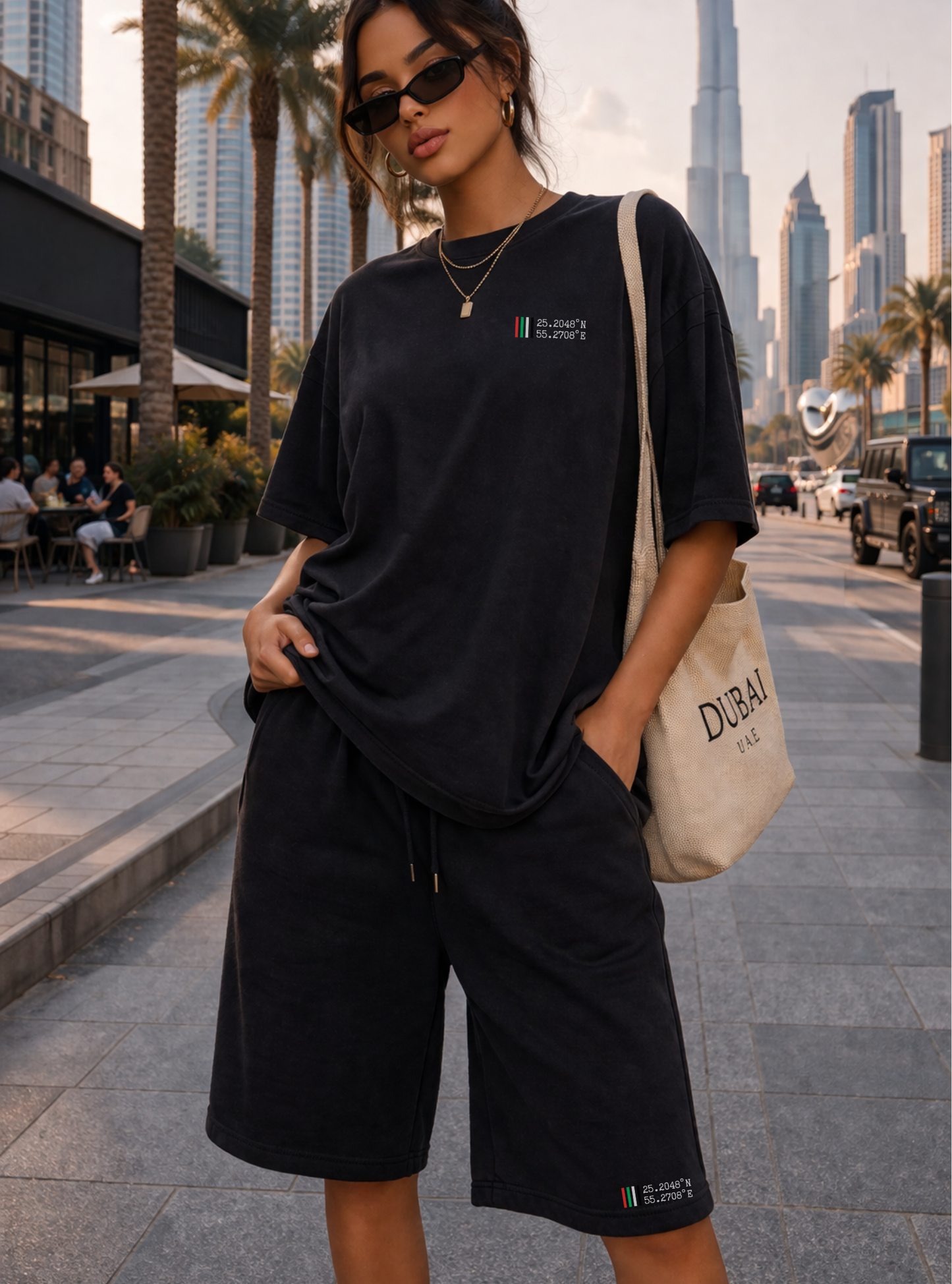FROM HERE // Relaxed Unisex Shorts